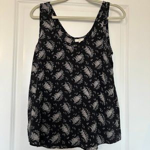 Joie Floral Print Silk Tank Size Small